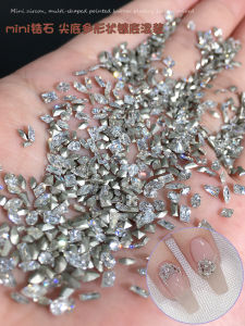 Miniature DANA Artificial Zirconium Stone Nail Decoration Flashing Sharp Bottom Base Coated Mixed Beauty Diamond Nail Art Tools