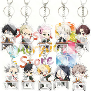 Bandai | Anime Haruka Sakura Akihiko Nirei Mikio Kiryu Wind Breaker Acrylic Móc Khóa Dễ Thương Q Phiên Bản Hoạt Hình Ba Lô Mặt Dây Chuyền Quyến Rũ Quà Tặng Cho Mọi Lứa Tuổi