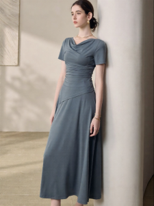 Roey s house | Office Ladies Commuting Set Design Sense Gray Blue Skirt Suit