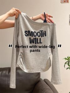 Slimming High-Waist Long-Sleeve T-Shirt