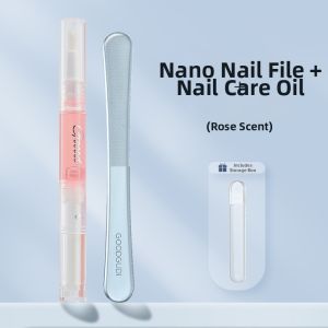 Goodgudi | Dual-Head Nano Glass Nail File and Polishing Tool