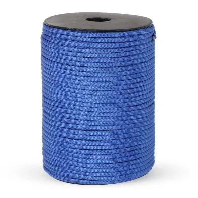 100M/50M 550 มาตรฐานทหาร 9-Core Paracord Rope 4mm Outdoor Parachute Cord Survival Umbrella Tent Lanyard Strap