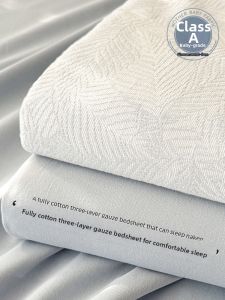 Suxuan | All Cotton Three-Layer Gauze Mattress Cover Single