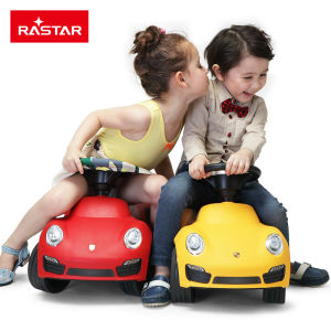 Rastar Porsche Childrens Walkers Infant 123-Year-Old Sliding Pig Car Twist Small Gas Car