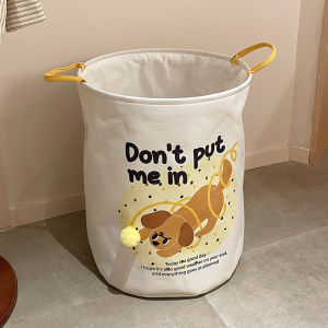 พับมือถือโดปามีนเสื้อผ้าสกปรกตะกร้าห้องน้ำซักรีดถัง น่ารัก การ์ตูน บ้านผ้าซักรีดกระเช้า