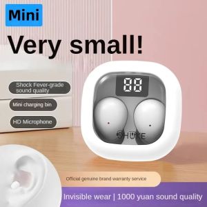Mini Wireless Bluetooth5.3 Earphone Invisible In-Ear Sports Earbuds with Microphone Super Stereo Headphones for All Phones