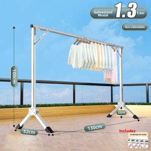 EVERTE | Folding Simple Drying Rack For Bedroom Balcony