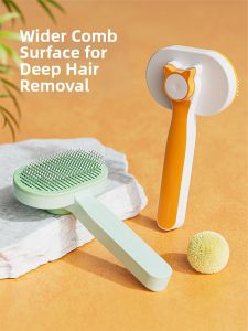 HOOPET | Dander Removal Pet Grooming Brush for Cats and Small Dogs