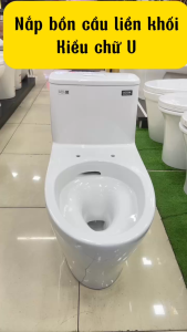 Nắp bồn cầu đóng rơi êm chữ U HA23 - Đầy đủ phụ kiện Nhựa PP cao cấp