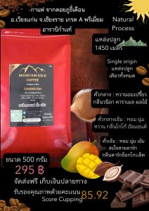 Mango and dark chocolate coffee