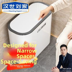 HANSHILIUJIA | New Wall Mount Gap Trash Can for Household Use