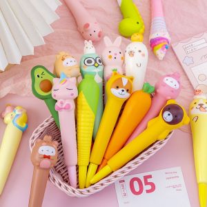 Creative Stress Reliever Neutral Pen Set Birthday Gift School Supplies Award Prize Sharing Class Gift Fun Cartoon Design