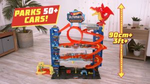 [HOLIDAYS BUNDLE] Hot Wheels City Ultimate Garage (Free 2x Hot Wheels Basic Car)