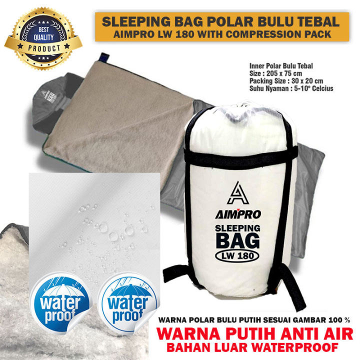 Sleeping Bag Polar Bulu Tebal Waterproof sleeping bag polar bulu