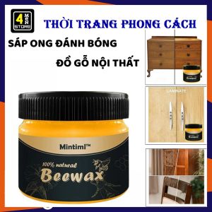 Sáp ong Beewax Đánh Bóng Sàn Đồ Gỗ 100% Từ Thiên Nhiên / Sáp Đánh Bóng Đồ Gỗ Sáp Tự Nhiên Làm Bóng Bàn  Ghế Gỗ - Tủ Gỗ - Sàn Gỗ Nội Thất Đa Năng
