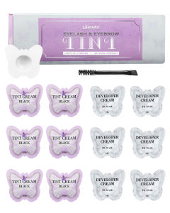 Bộ Nhuộm Lông Mày Và Lông Mi Libeauty Bộ Nhuộm Màu Bướm Dễ Thương Tô Màu Tức Thì Cho Lông Mày Và Lông Mi Màu Đen Bộ Màu Lông Mày Và Lông Mi Màu Đen Không Thấm Nước Thành Phần An Toàn