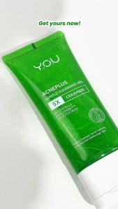 YOU ACNEPLUS GENTLE CLEANSING GEL 100 GR CLEANSER SABUN CUCI MUKA KULIT BERMINYAK BERJERAWAT FACE WASH PEMBERSIH WAJAH
