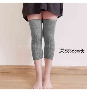 Long Over-Knee Knee-Pad Socks for Women Thin Cotton Material Home Use Air-Conditioned Room Essential Winter Warmth Leg Protection