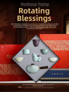 JIXIANSHENG | Tea Set Lazy Tea Maker Gift for Elders and Teachers