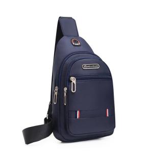 Oxford Cloth Cycling Chest Bag Mens Single Shoulder Slant Crossbody Bag Casual Front Chest Bag Trendy Small Male Bag
