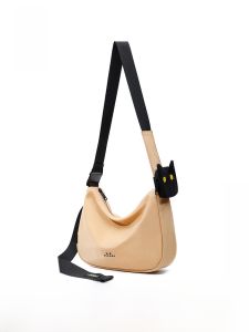 NOXXON Mochila Bag: Casual Nylon Shoulder Bag with Contrast Color Small Size for Work Clothing