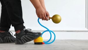 Balloon foot type plastic air pump birthday party anniversary