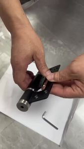 Invisible Hydraulic Buffering Automatic Rebounding Door Hinges