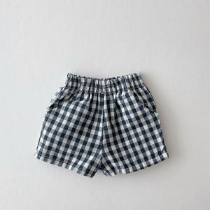 K21016 Childre Cloth Summer Baby Soft Casual Shorts Pants for Toddler Boys and Girls Kids Elastic Waistband Cute Trouser