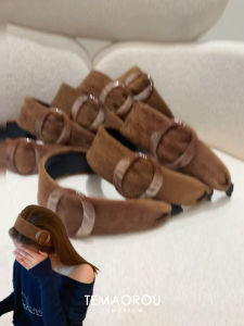 Wide Edge Hairband Womens Fashionable Vintage High Cranial Top Ring Design Tortoiseshell Color Hair Accessories