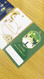 Kartu Ucapan Happy Ramdhan Isi 10Pcs Hangtag Ramadhon Eid Mubarak 1Pack Gantung Ucapan