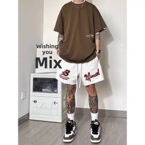 SUOSHE | Extra Large 300kg Mens High Street Style Loose Summer Shorts