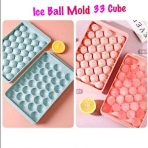 Cetakan Es Batu 3D ice cube maker ice ball silikon molding pencetak es