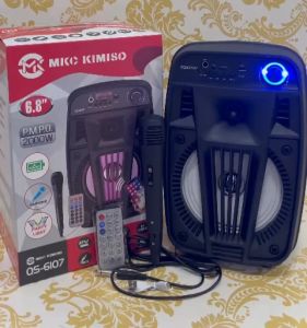 Speaker Bluetooth Portabel ZQS-6107 Gratis Mic Karaoke Suara Bagus Speaker Kimiso Dengan Baterai Speaker Bluetooth Untuk Hiburan - Lazada