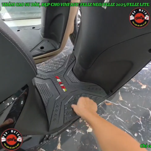 Thảm Cao Su Lót Sàn VinFast Feliz NEO Feliz S Evo 200 Evo Neo Motio Klara. Thảm Cao Su Đúc Dày