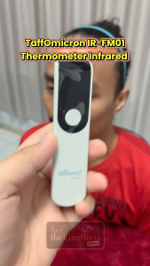 TaffOmicron IR-FM01 Thermometer Infrared Digital Termometer Termo Dahi Thermo Tembak Alat Cek Ukur Suhu Badan IRFM01 Forehead Thermogun Taff Omicron IRFM 01 Portable Compact Dewasa Anak Bayi FM