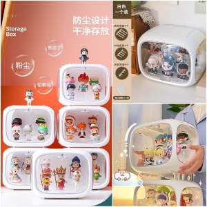 กล่องเก็บฟิกเกอร์ โชว์โมเดล ตุ๊กตา ทรงแคปซูลอวกาศ Space Capsule Style Figure Display Storage Box
