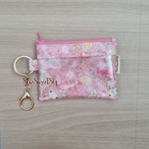 Handmade ID Pouch with Divider (Melody) <Water-resistant Material>