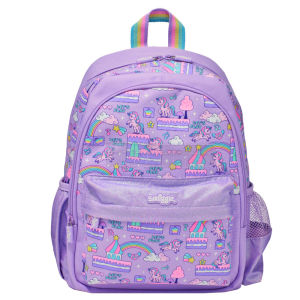 Smiggle Australia Medium School Bag Childrens Cartoon Backpack Primary Low Grade Double Shoulder Casual Bag Wallet
