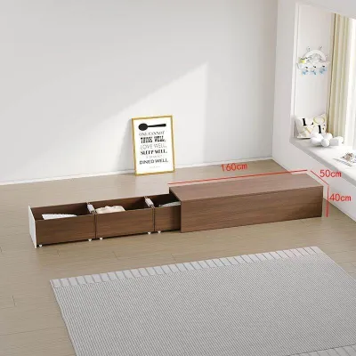 Small Apartment Multipurpose Storage Bed Frame With Drawer Cabinets