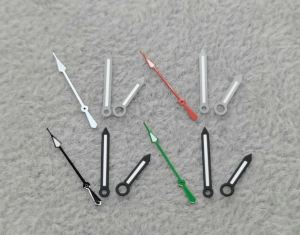 13mm*12mm*8mm High Quality C3 Green Luminous Silver Watch Hands for NH35/NH36 4R 7S Movement Watches Accessories