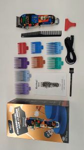 Kemei Original Graffiti Electric Hair Clipper Mens Rechargeable Beard Professional Hair Clipper Lithium Electric Hair Clipper KM-MAX2092