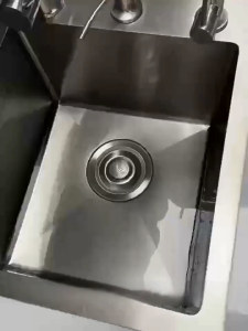 Kitchen Sink SUS304 Stainless Steel With Faucet Set Heavy Duty Nano Double Tub Sink Complete Set Give Drain&Basket