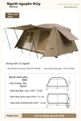 The Primitive | Lều Dã Ngoại Nhanh Gập