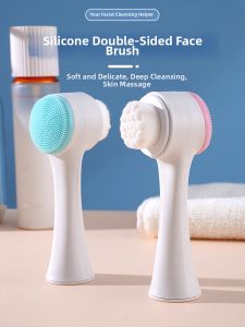 YOULE | Soft Silicone Facial Cleansing Brush Deep Cleanse Massager