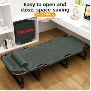 Portable Folding Bed For Office Napping Outdoor Lounging