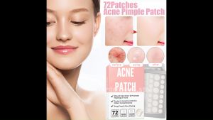 EFFECTIVE 72PCS Waterproof Acne Pimple Patches Hydrocolloid Stickers Pimples Removal Facial Skin Care
