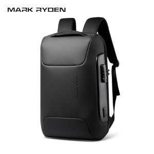 MARK RYDEN Anti Thief Backpack Men Business Fits for 15.6 Inch Laptop Backpack Usb Charging Back Pack Water Repellent Bag MR9116
