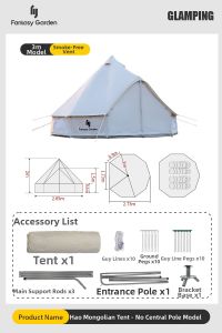 fantasy garden | Weatherproof Heavy Duty Tent Indian Style