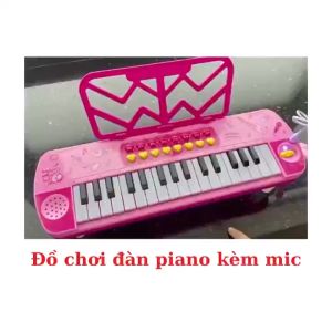 Đàn piano cho bé kèm mic đồ chơi có nhạc và âm chuẩn