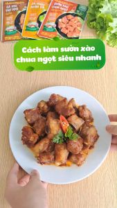 Combo 3 gói Xốt gia vị hoàn chỉnh SG Food mix vị (Sườn xào chua ngọt Cá kho - thịt kho Gà chiên mắm tỏi)